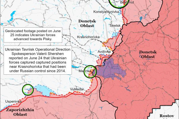 Latest Ukraine war map
