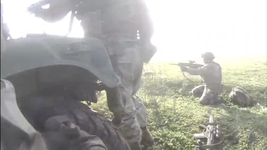 Close call in Ukraine: HUMVEE takes a direct hit in battle