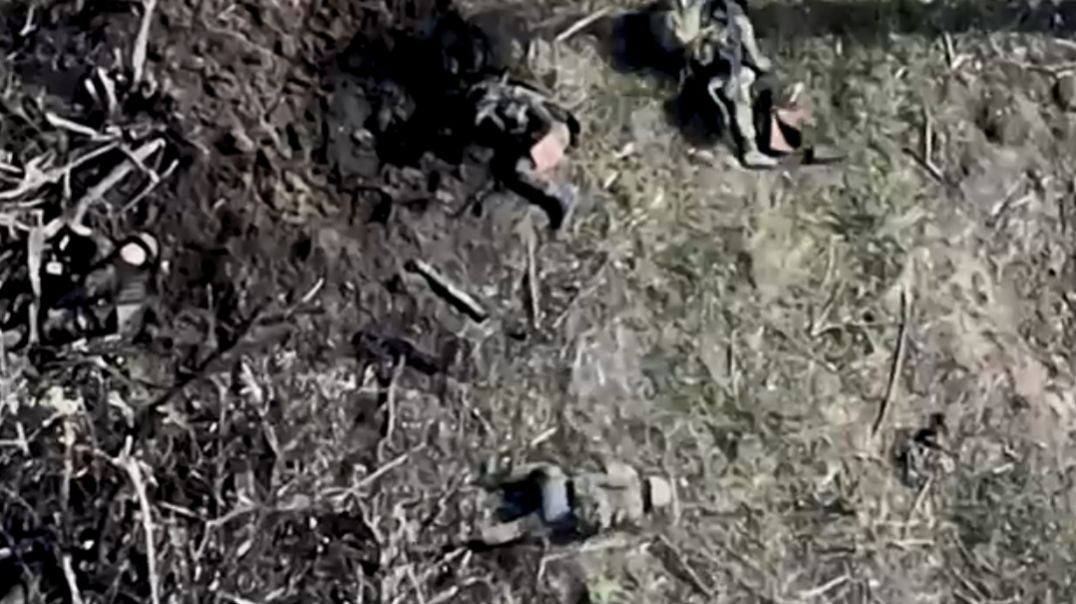 Ukraine vs Russia war combat battle - drone footage