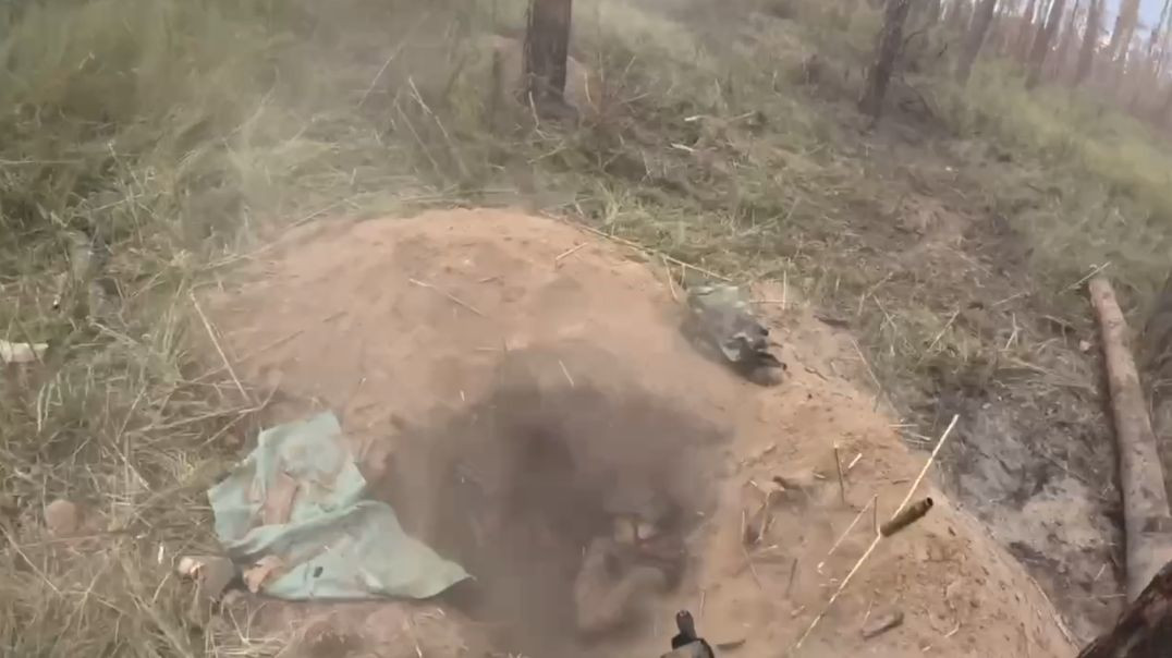 Russian trench breached by AFU at close range NSFW