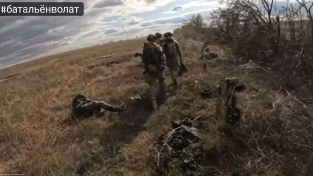Ukraine war footage : AFU moving through Russian positions that were destroyed NSWF