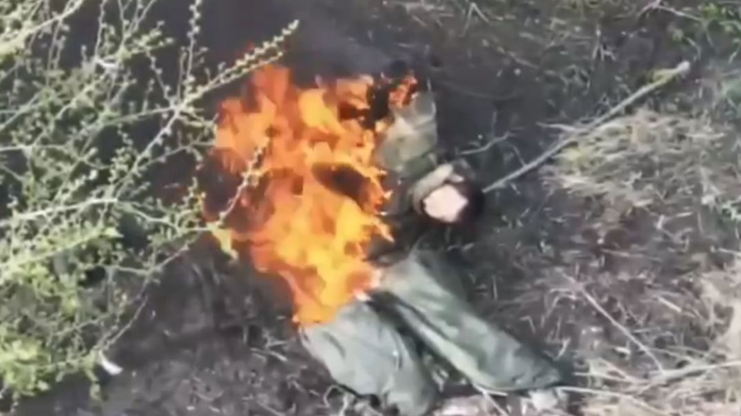 Russian soldier in Ukraine ft. Ivan on on fire
